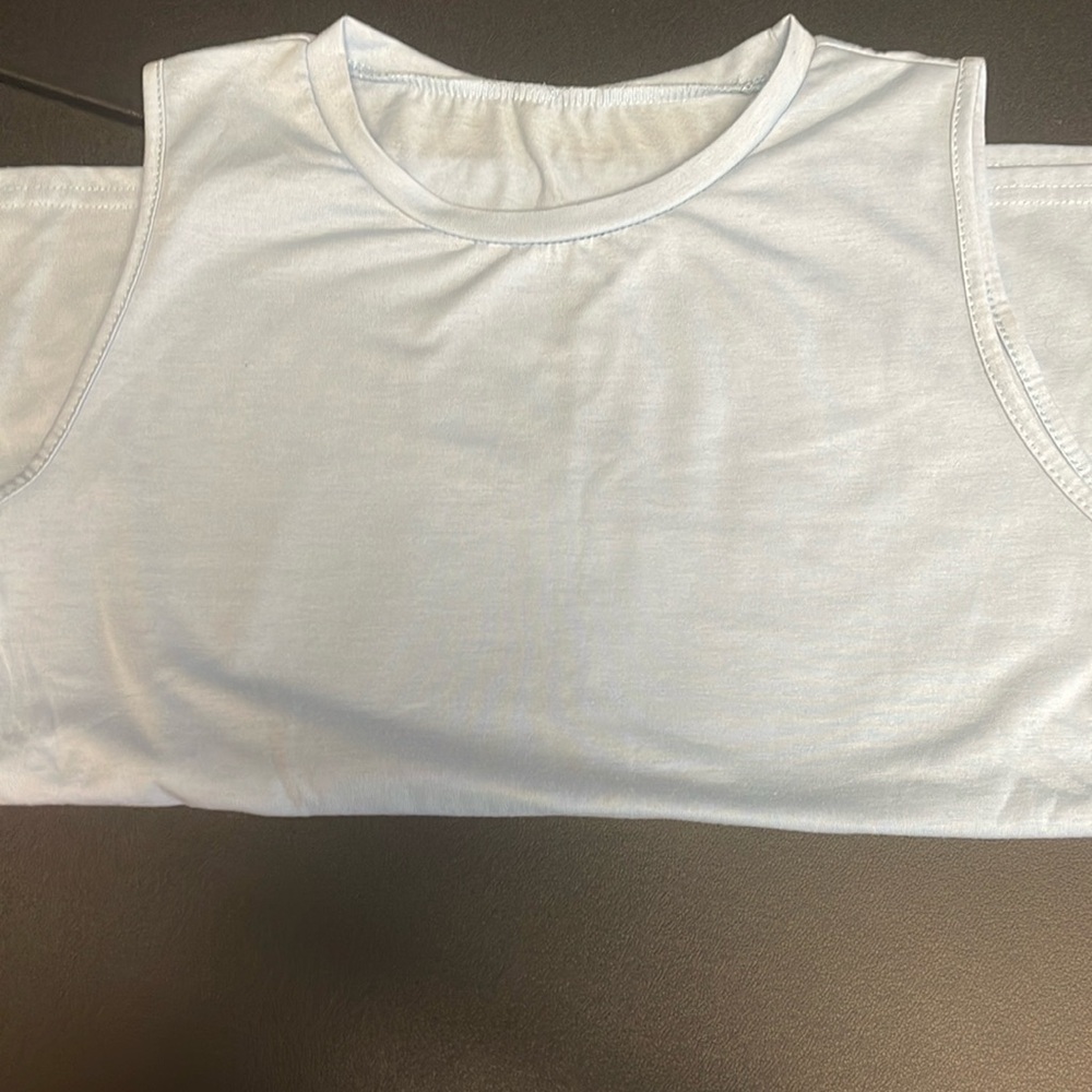 Light blue tank top
